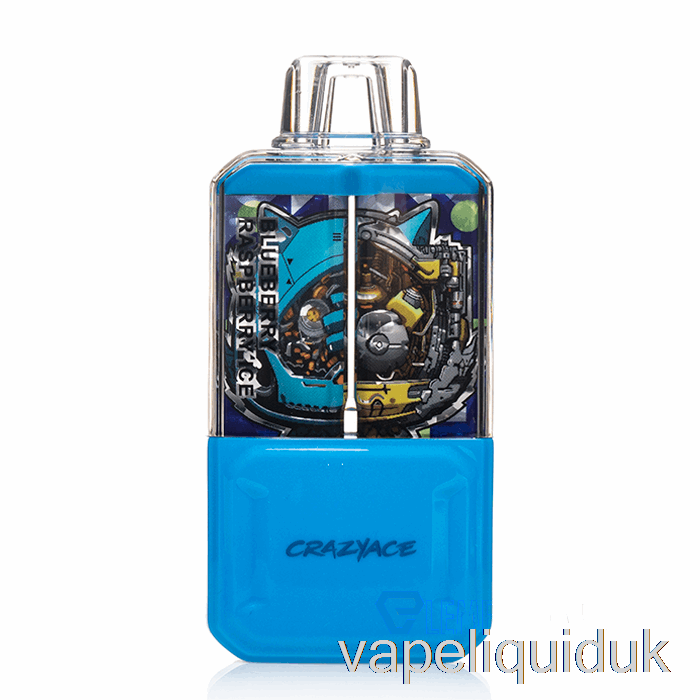 CRAZYACE B15000 Disposable Blueberry Raspberry Ice Vape Liquid